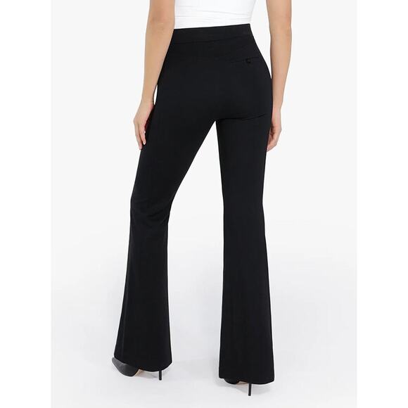 Popilush Black Flare Shapewear Freedom Pants M Tummy Control Ponte Stretch NEW - Picture 5 of 16